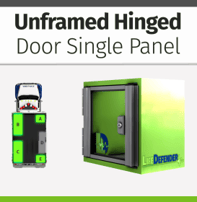 Button - LifeDefender Unframed Hiinged Door - single