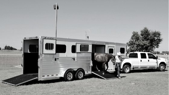 Horse Trailer - Stock Photo